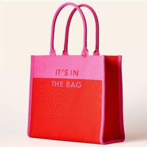 kate spade Target pink and red It’s in the Bag tote